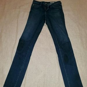 Mid rise cigarette jeans